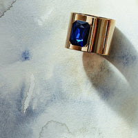 Single Gem Napkin Rings - Navy (Set of 2)