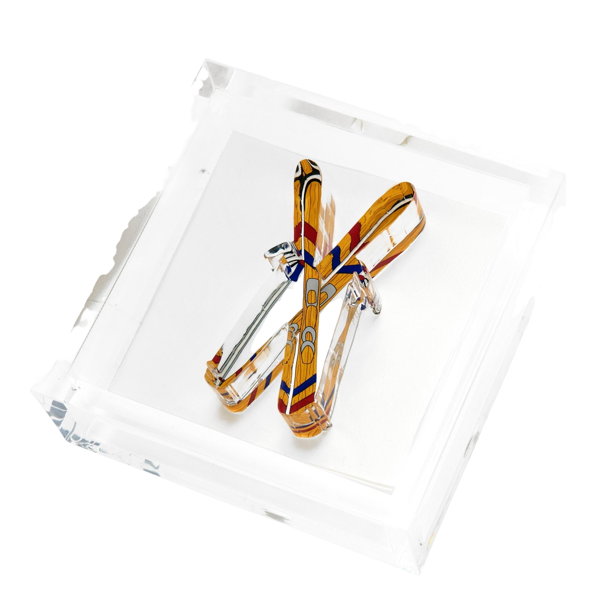 Ski Acrylic Cocktail Napkin Holder