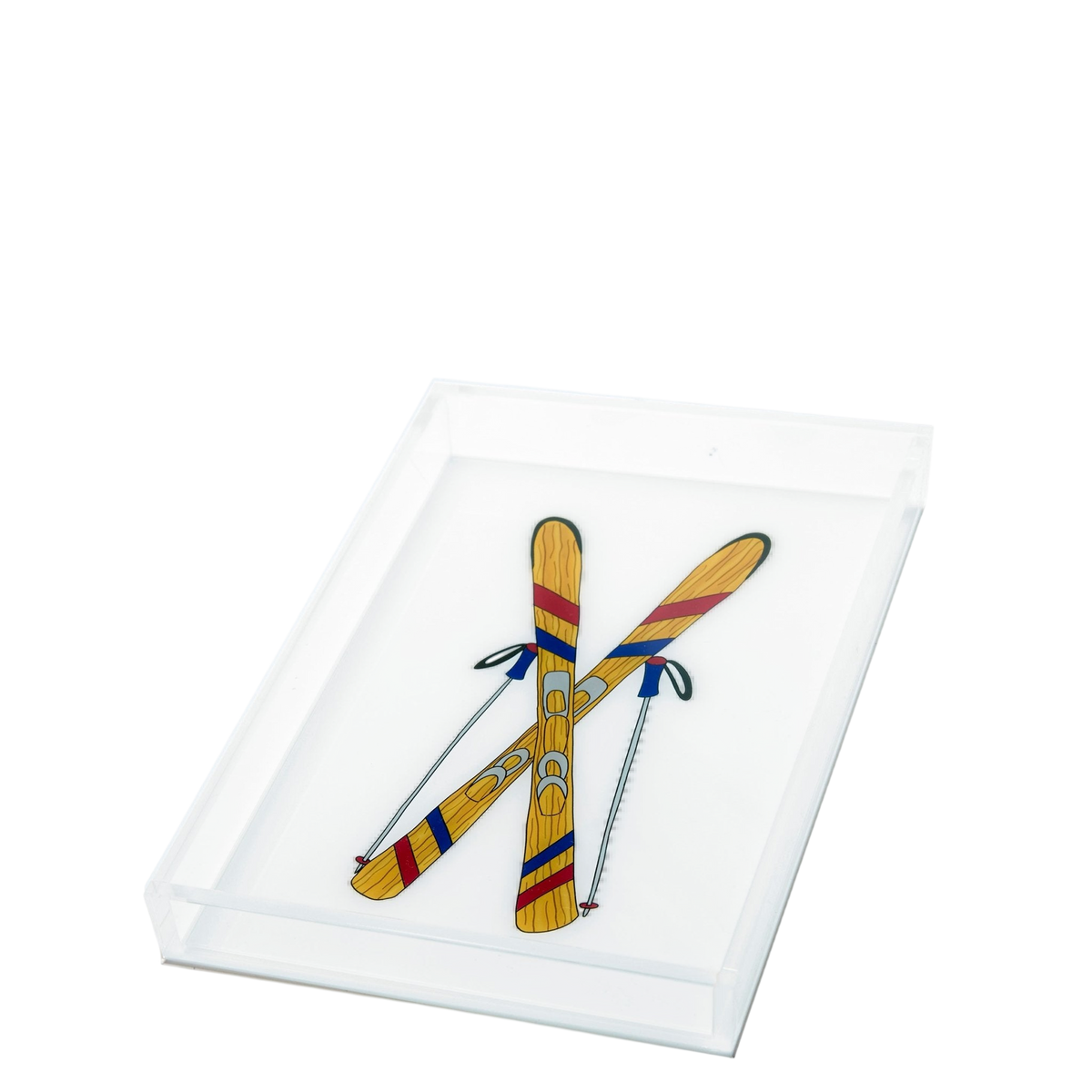Skis Acrylic Tray
