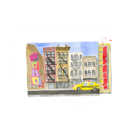 Soho Matchbook Art Print