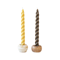 Spiral Taper Beeswax Candles