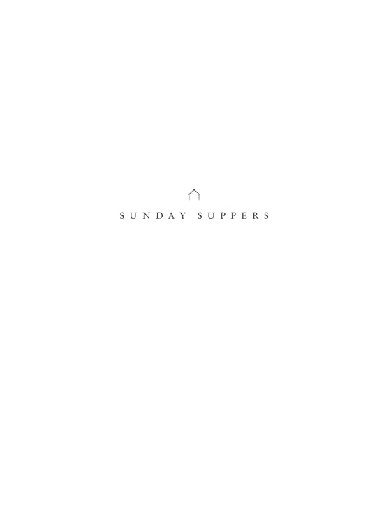 Sunday Suppers