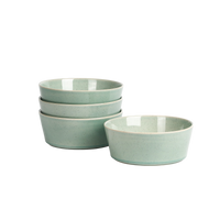 Claire Stoneware Bowl Set - Green