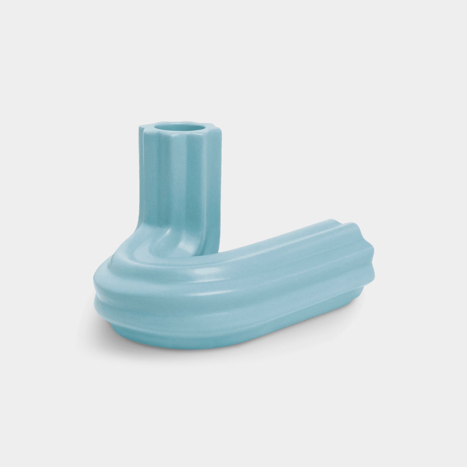 OCTAEVO Templo Candle Holder - Light Blue