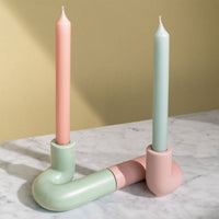 OCTAEVO Templo Candle Holder - Pink
