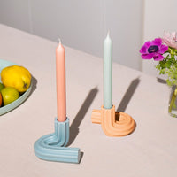 OCTAEVO Templo Candle Holder - Light Blue