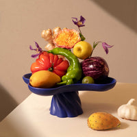 Octaevo Templo High Tray - Dark Blue