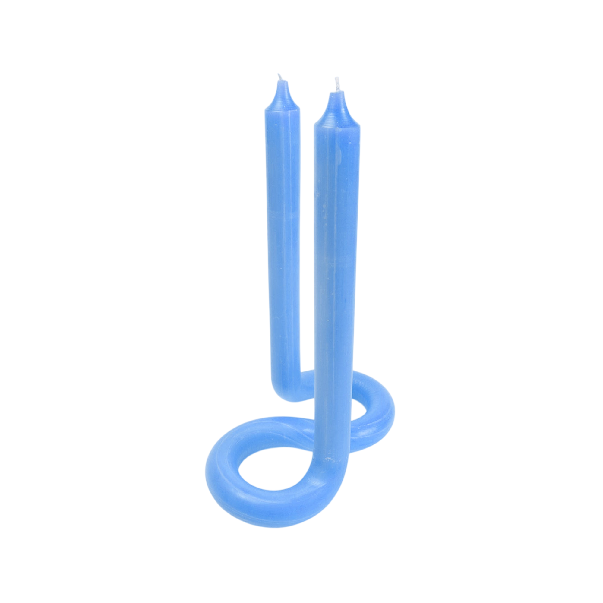 Twist Candle - Light Blue