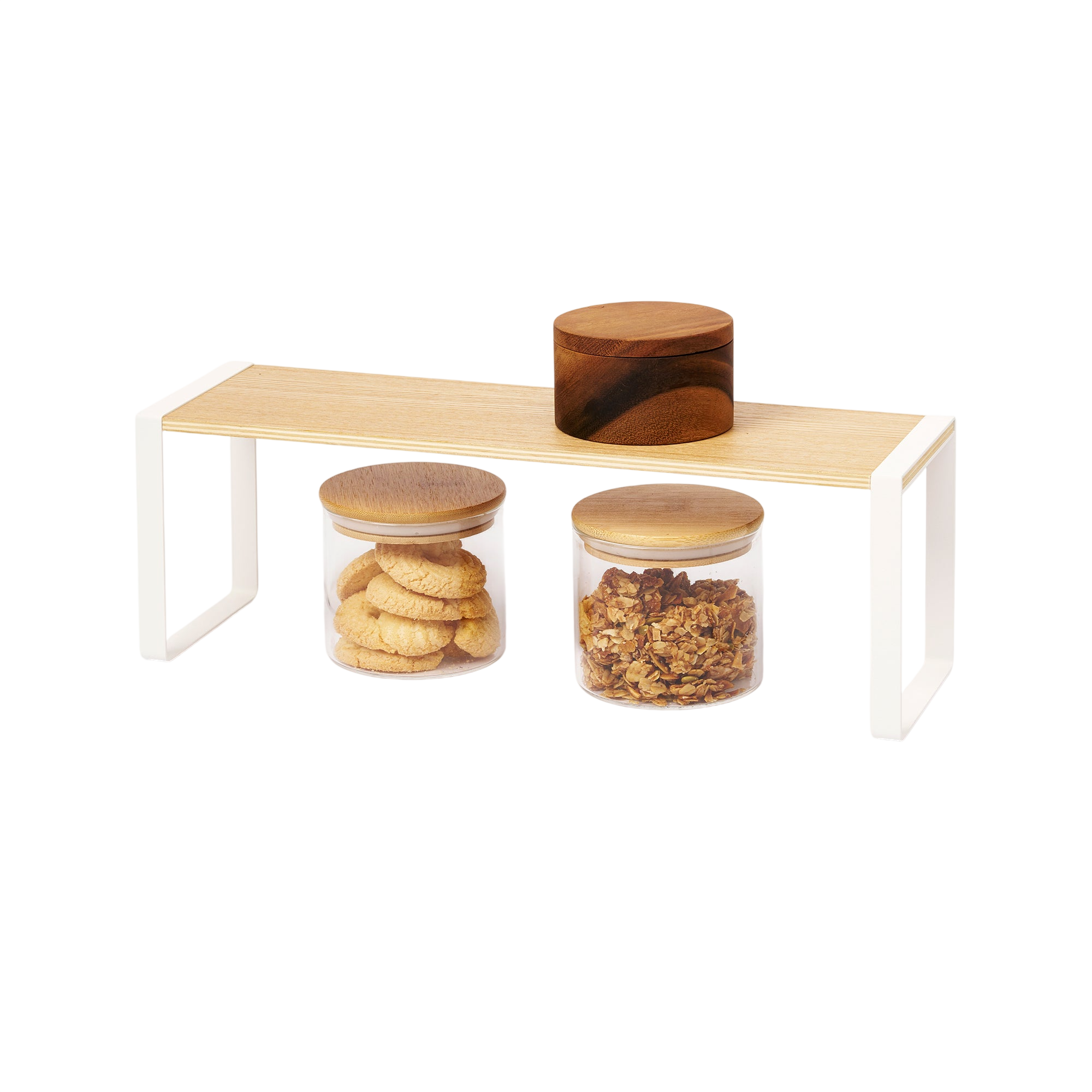 Single-Tier Riser - Steel + Wood