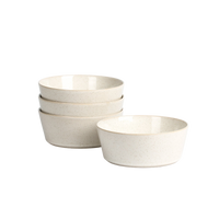 Claire Stoneware Bowl Set - White