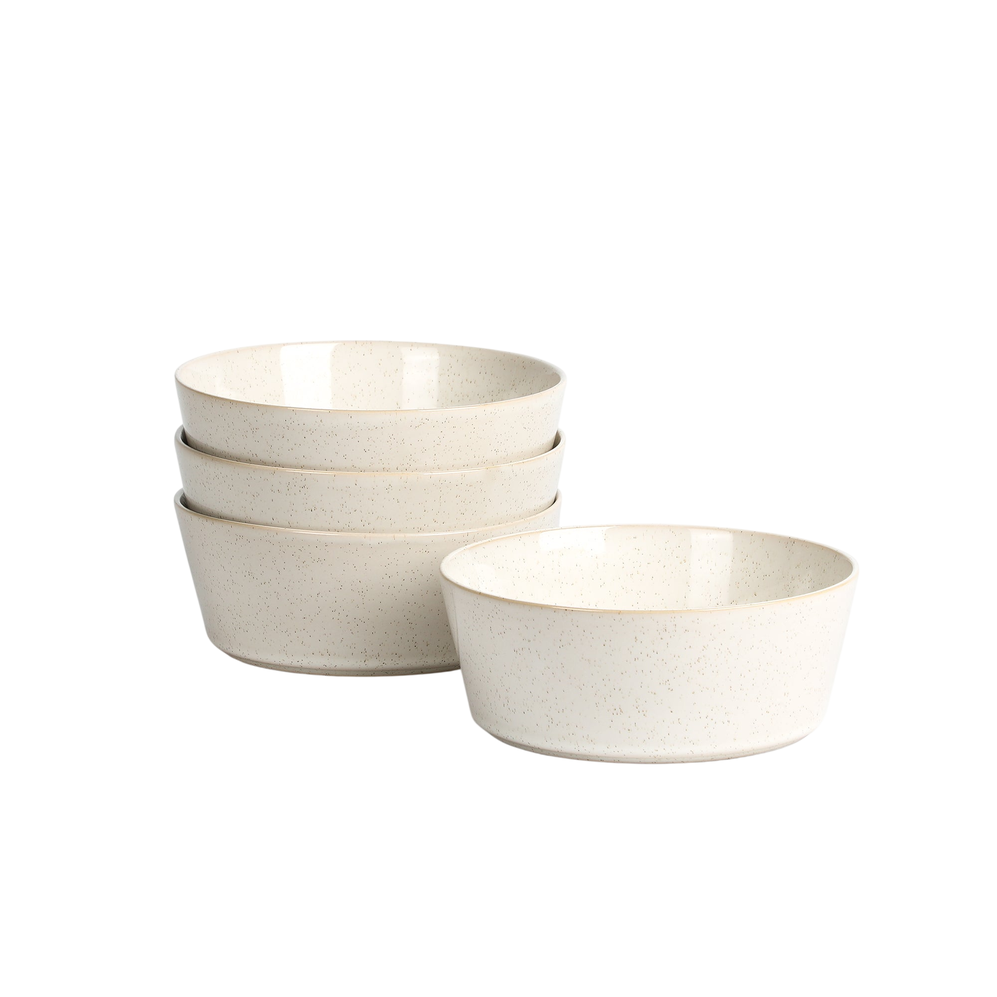 Claire Stoneware Bowl Set - White