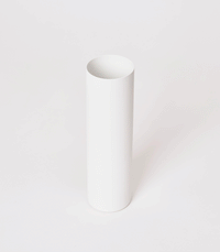 Round Tissue Case - Steel + Wood