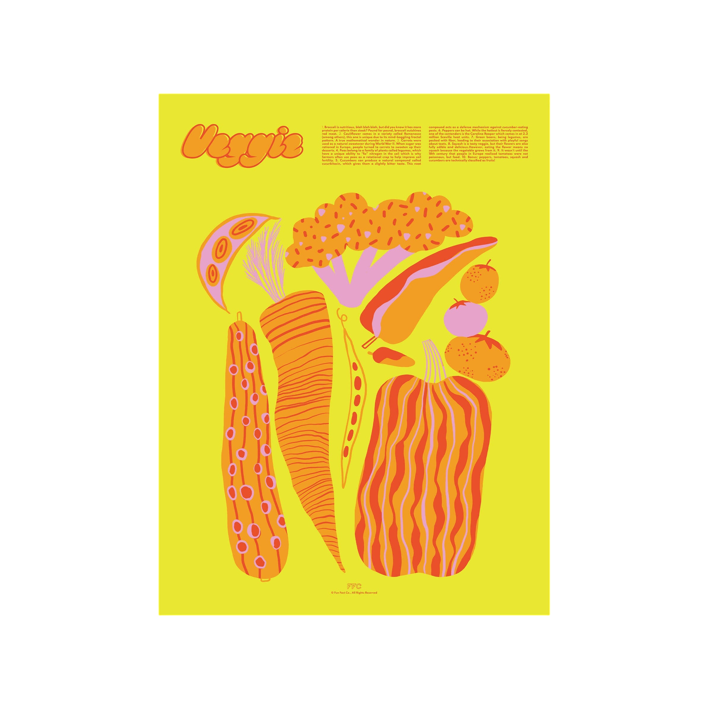 Veggie Fun Facts Print