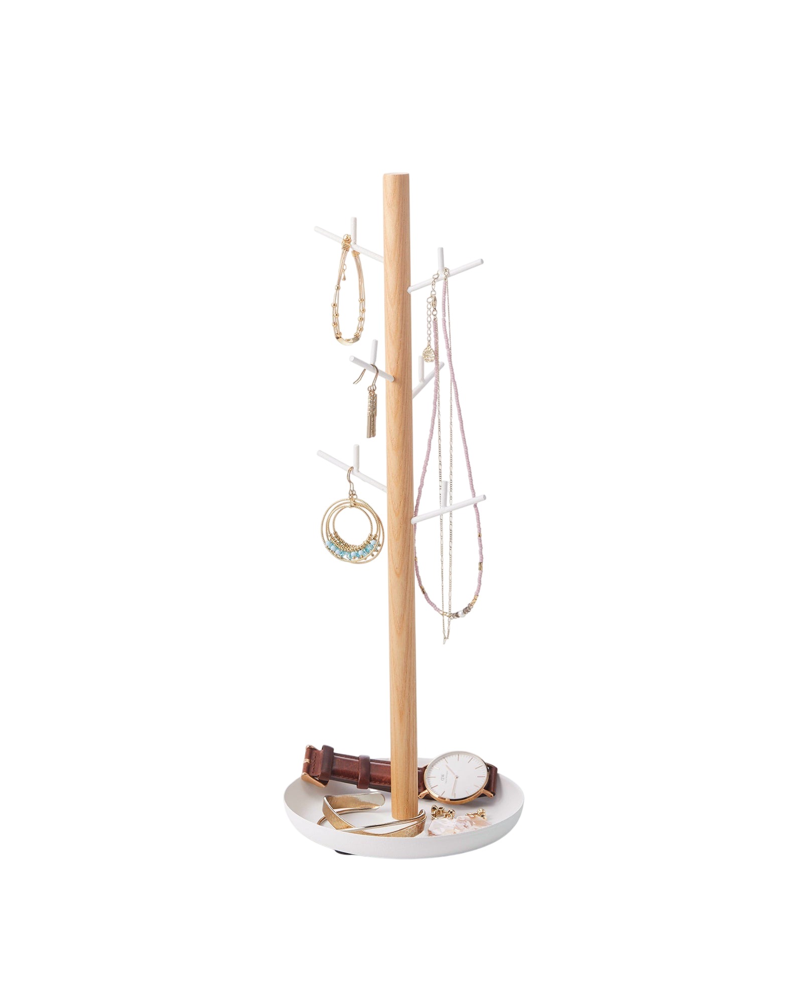 Jewelry + Accessory Stand - Steel + Wood