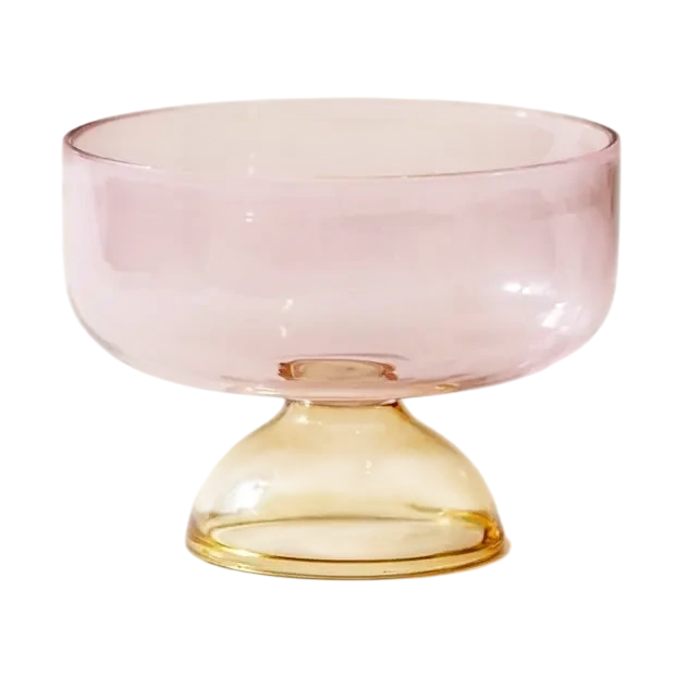 Ivy Blush Pink Dessert / Snack Bowl (Set of 4)