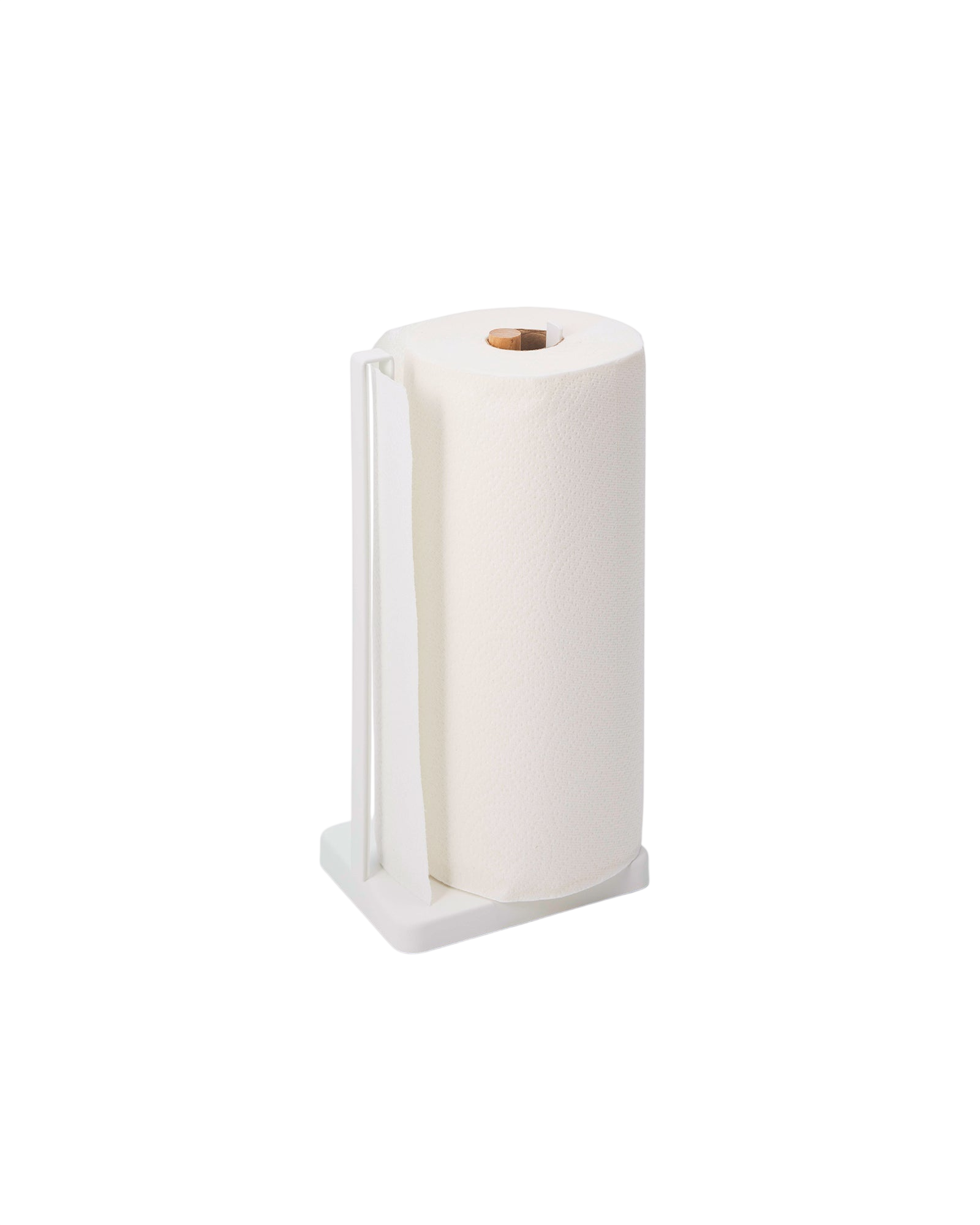 Paper Towel Holder - Steel + Wood