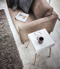 Storage Table - Tall (23" H)  - Steel + Wood