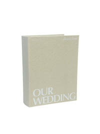 Wedding Photo Album in classic linen
