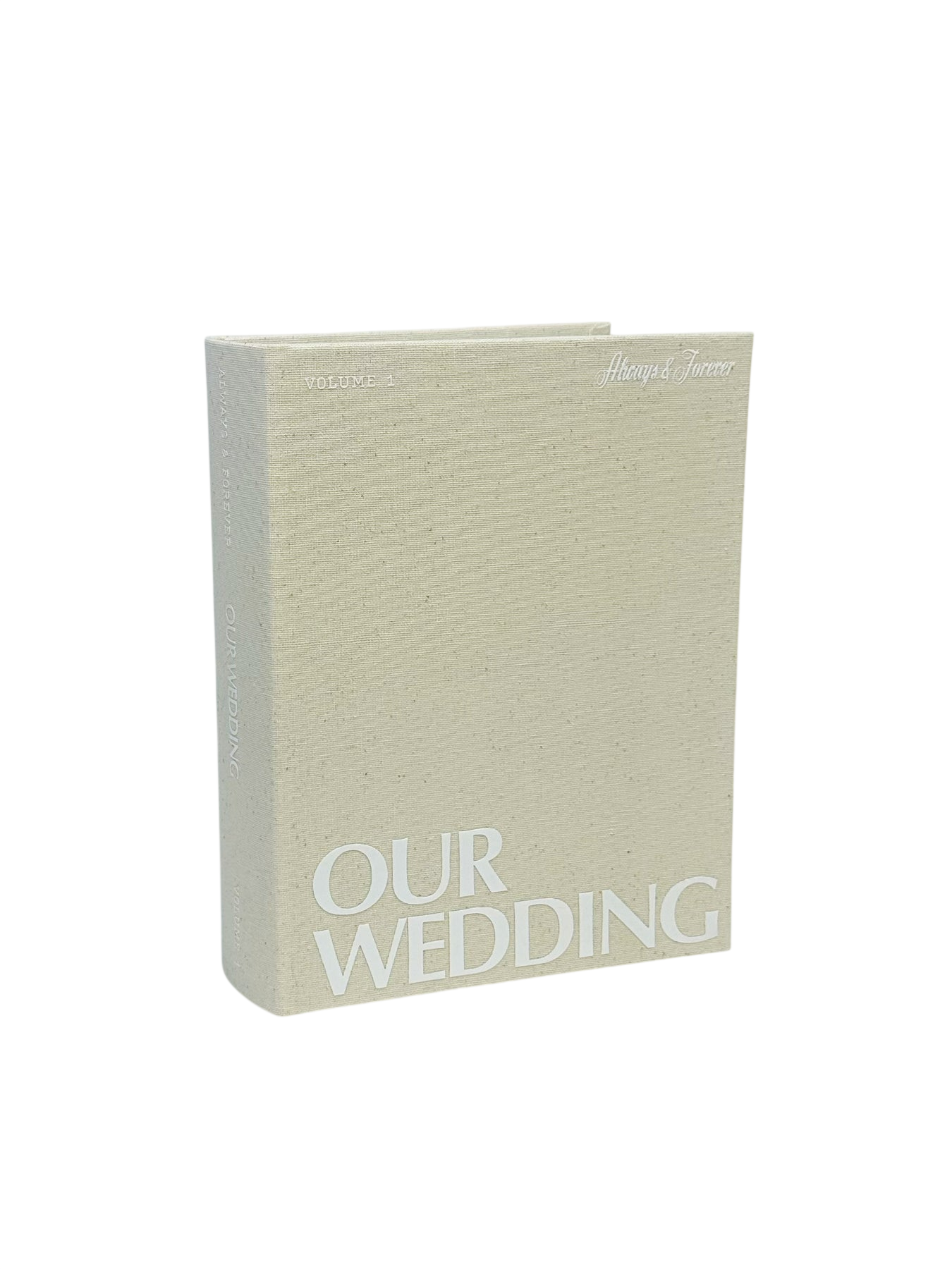 Wedding Photo Album in classic linen