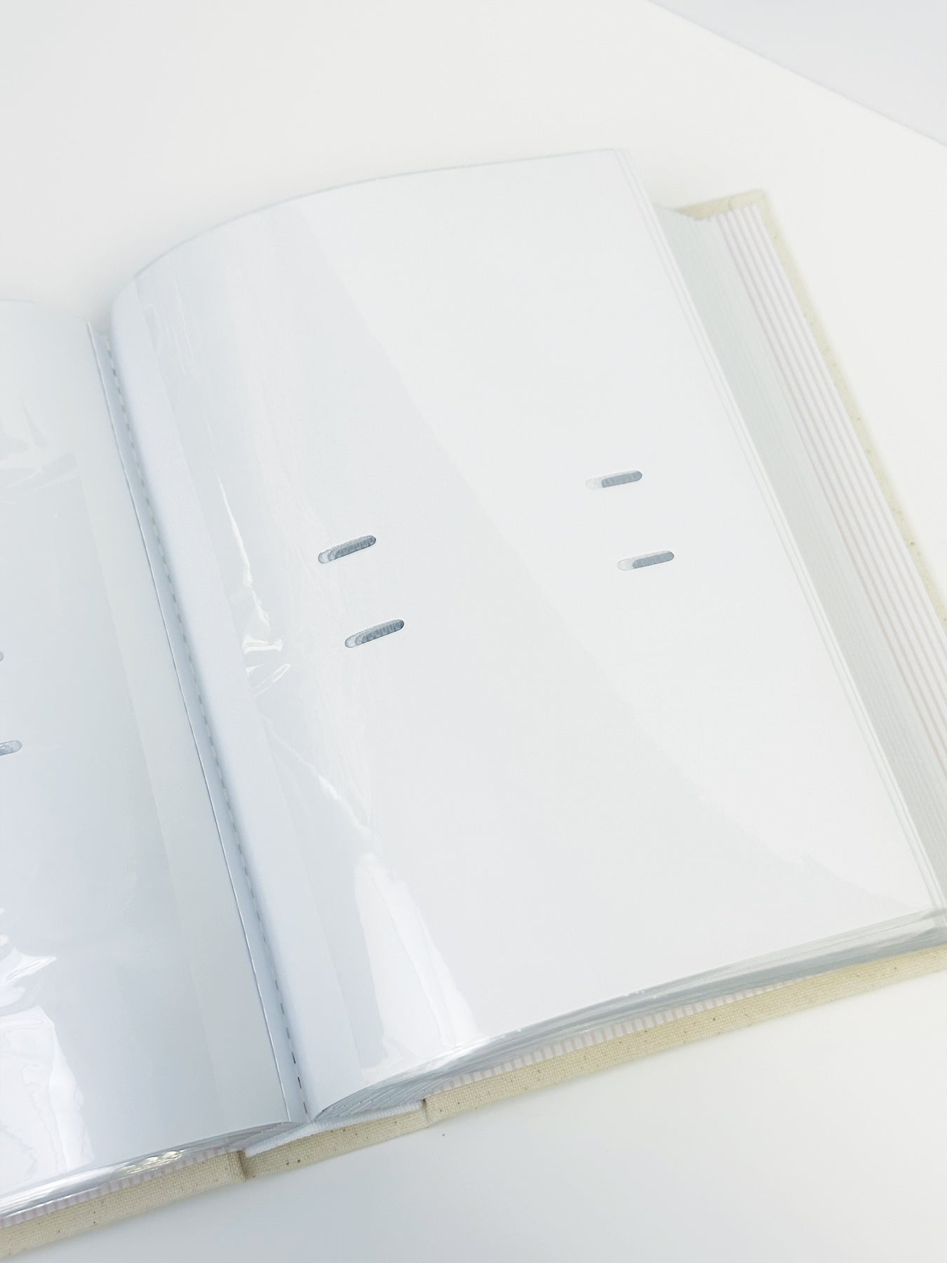 Wedding Photo Album in classic linen