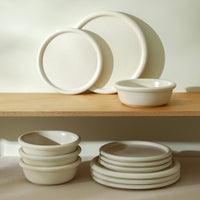 Capri Stoneware Dinnerware Set - White