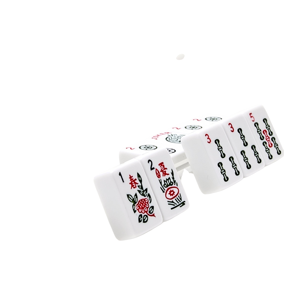 White Acrylic Mahjong Racks