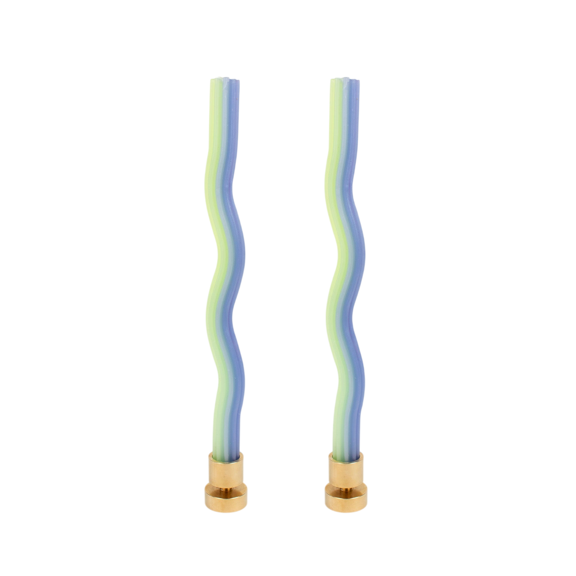 Wiggle Candles - Lavender & Green (2 pack)
