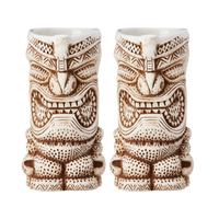 Pacific High Tide Tiki Mugs Set of 2