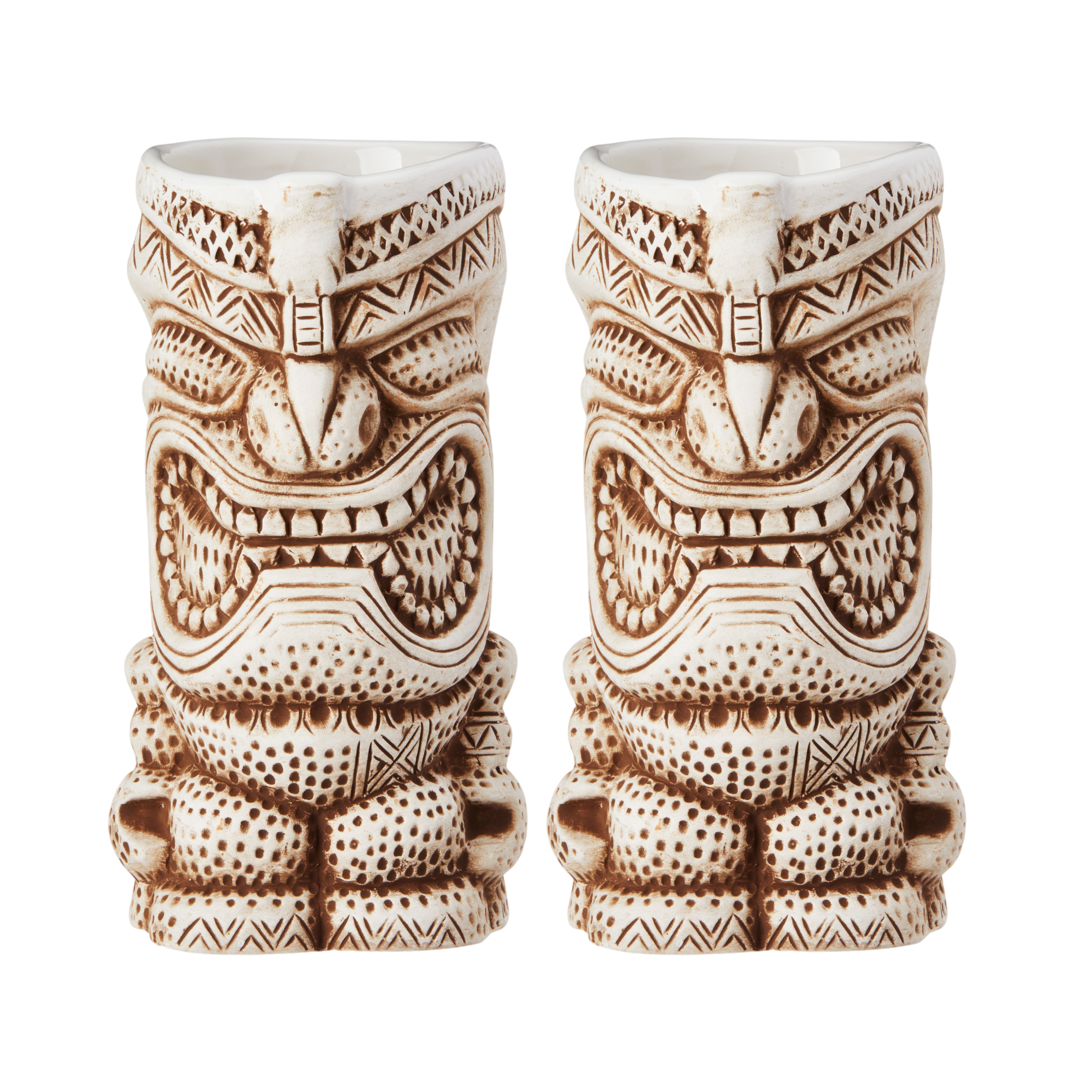 Pacific High Tide Tiki Mugs Set of 2