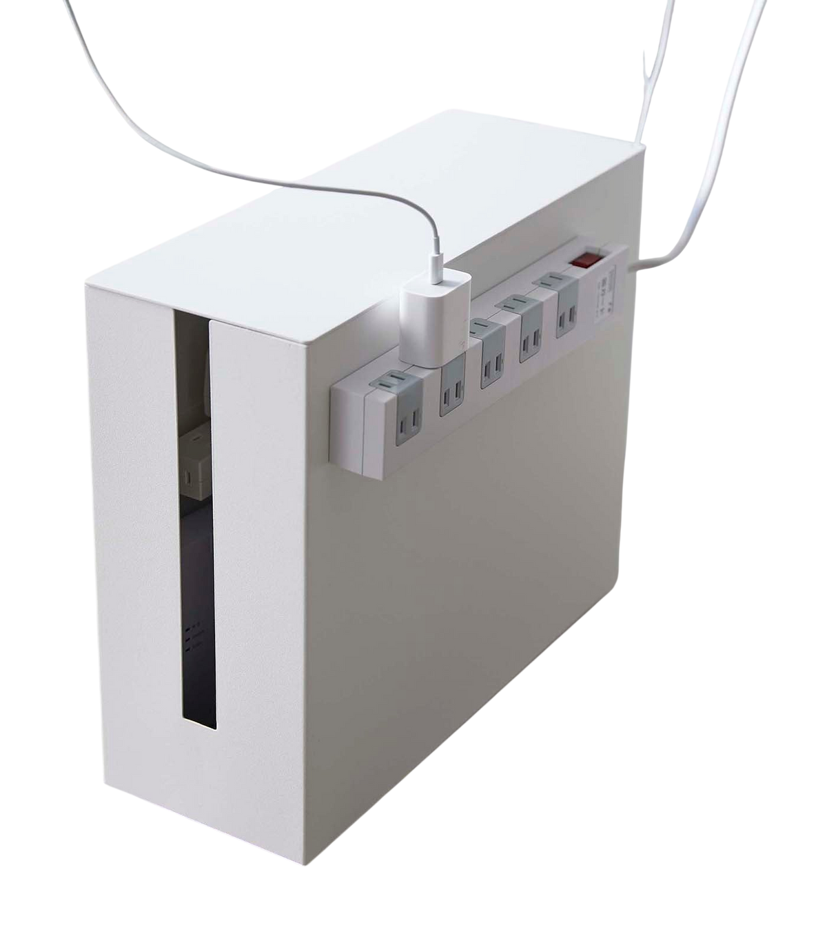 Rolling Cable Management Box - Steel