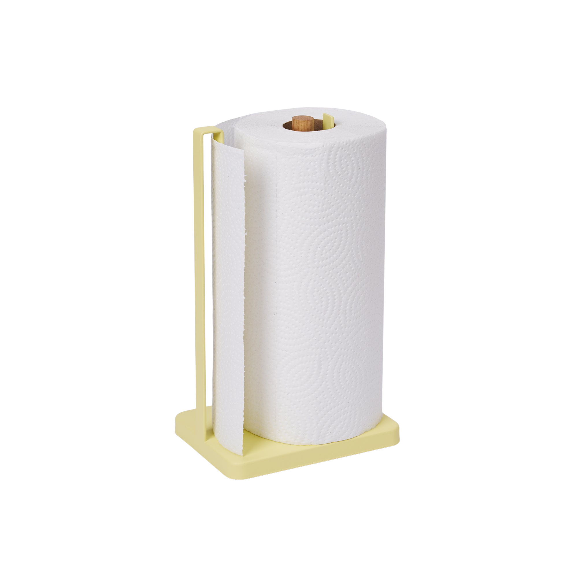 Paper Towel Holder - Steel + Wood
