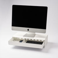 Monitor Stand With Drawer - Steel