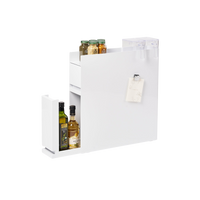 Two-Tier Sliding Drawer Seasoning Rack - Steel