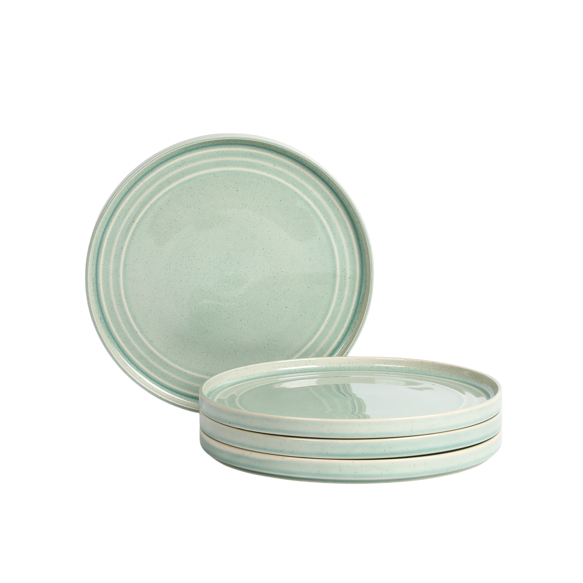 Claire Stoneware Dinner Plate Set - Green