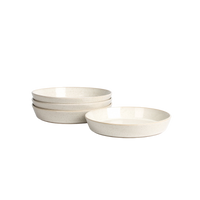 Claire Stoneware Pasta Bowl Set - White