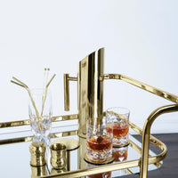Antique Gold Bar Cart