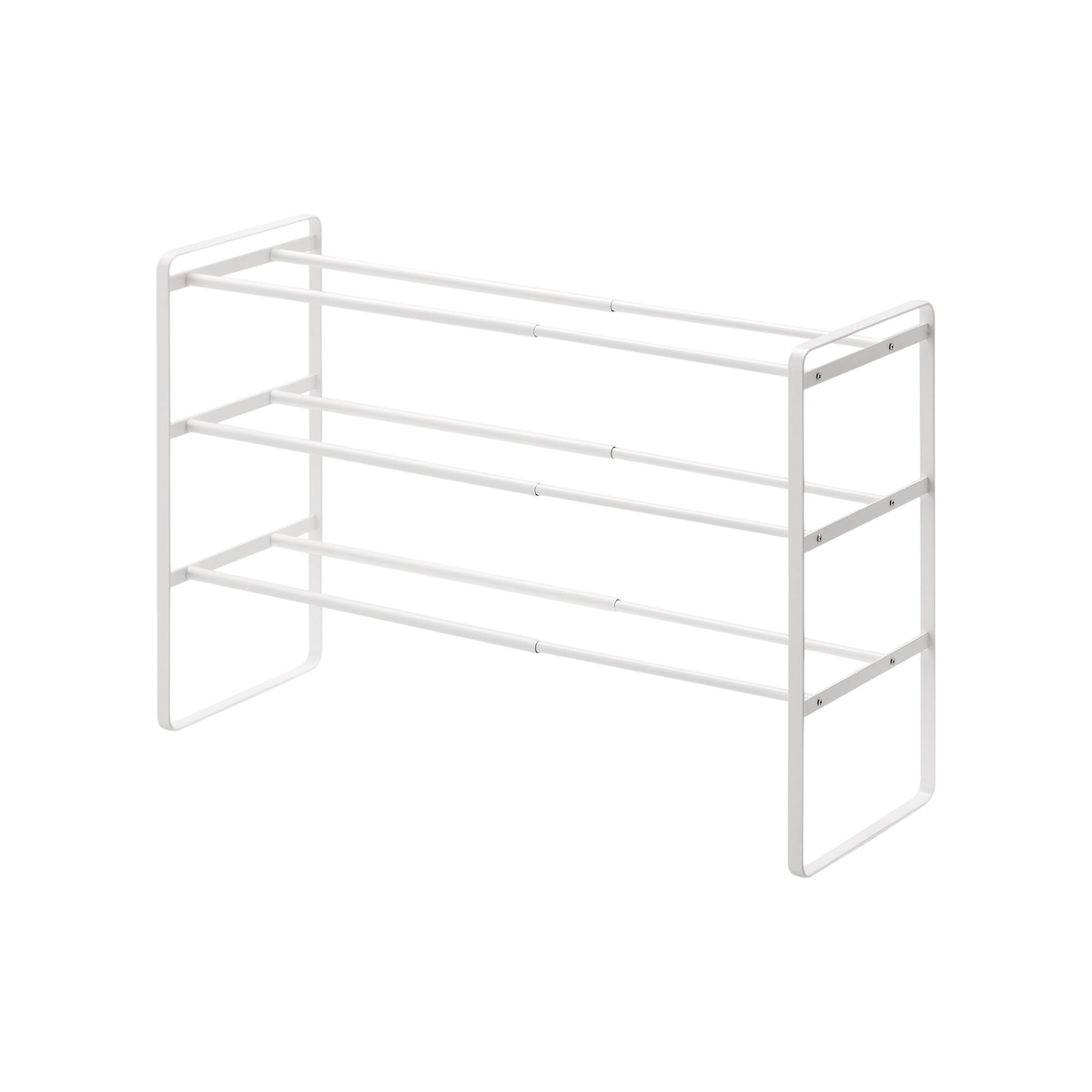 Three-Tier Expandable Shoe Rack (18" H)  - Steel