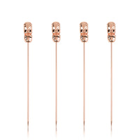 Pacific Tiki Cocktail Picks in Copper Set of 4